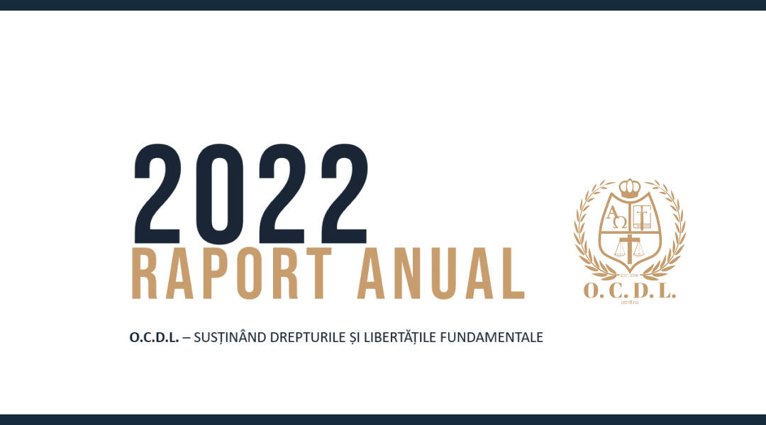 Raport anual O.C.D.L. – 2022