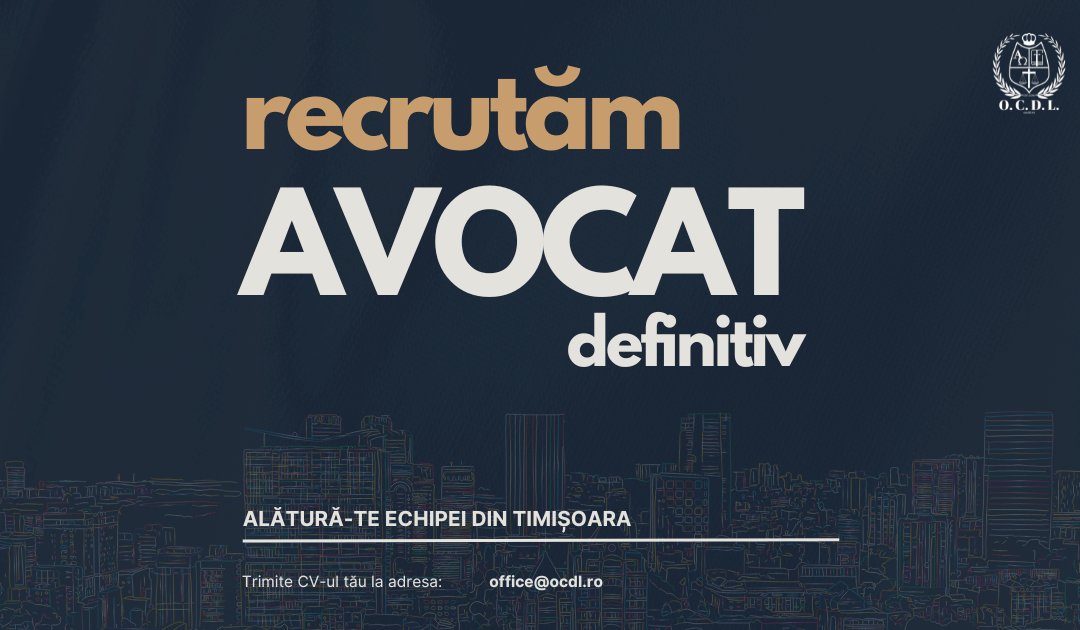 OCDL caută avocat definitiv