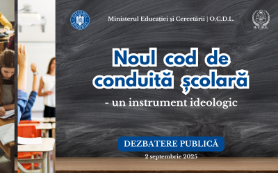 Noul cod de conduită școlară – un instrument ideologic